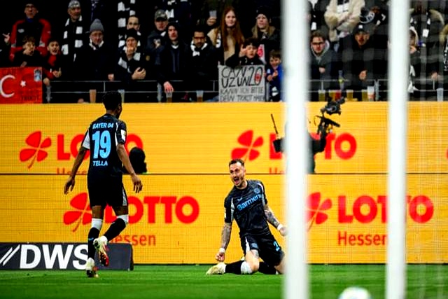 法兰克福客场逼平勒沃库森，保持德甲前三的简单介绍